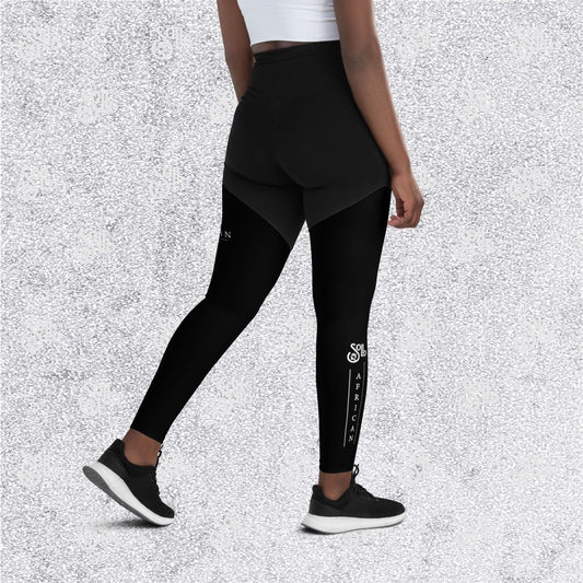 Solid African Sports Leggings