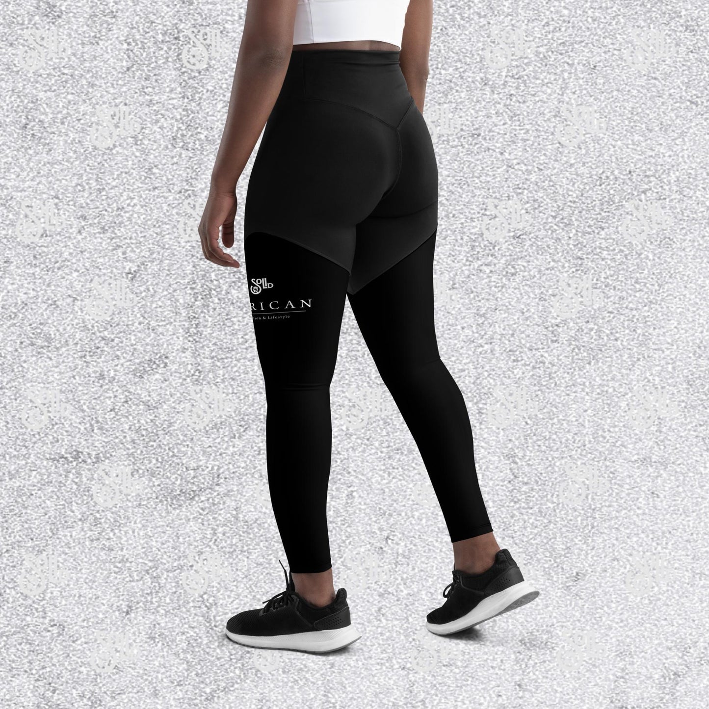 Solid African Sports Leggings