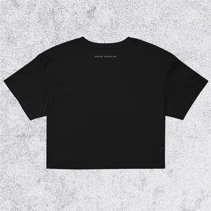 Women’s Black Crop Top Tee