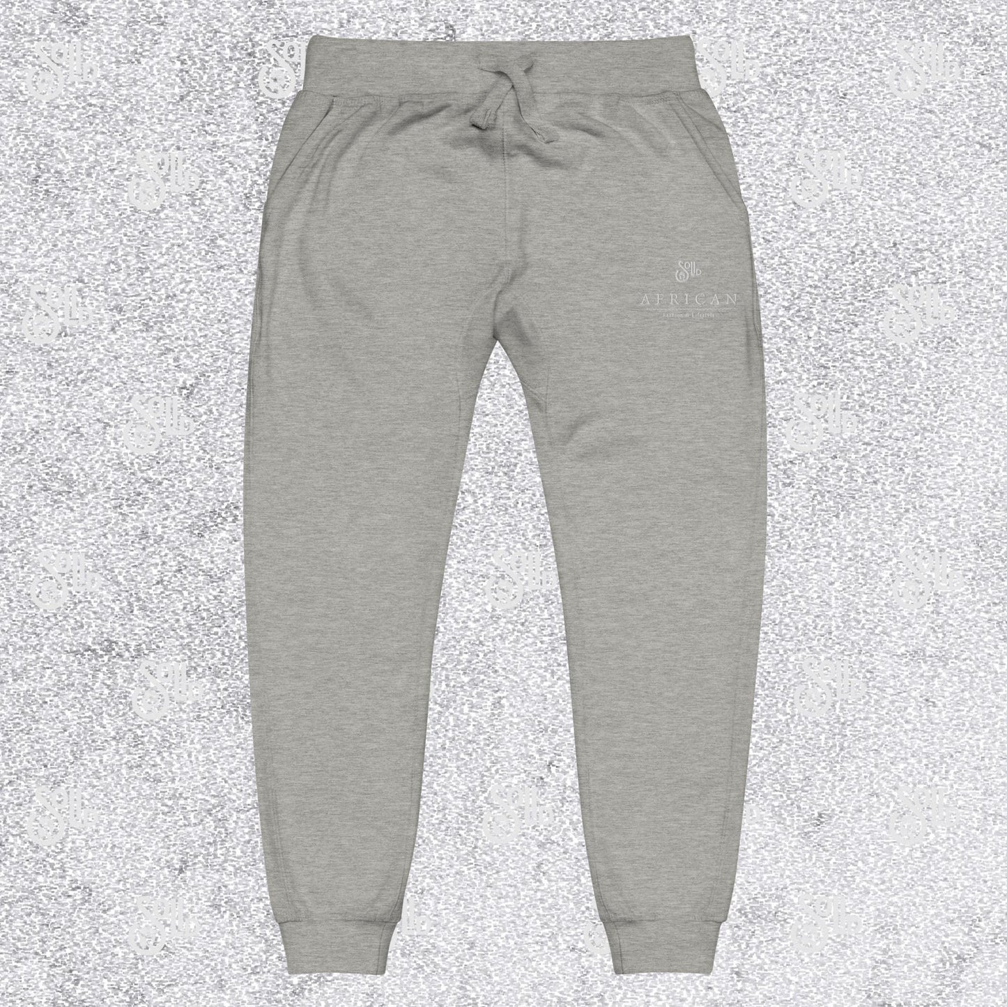 Solid African Unisex Fleece Sweatpants