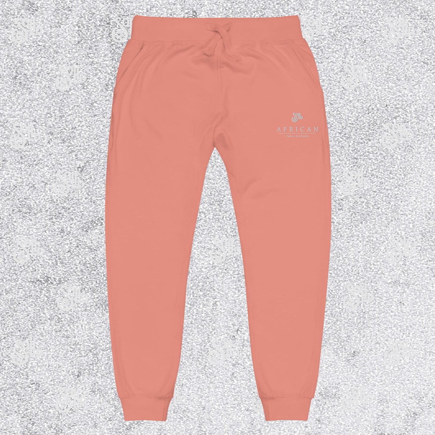 Solid African Unisex Fleece Sweatpants